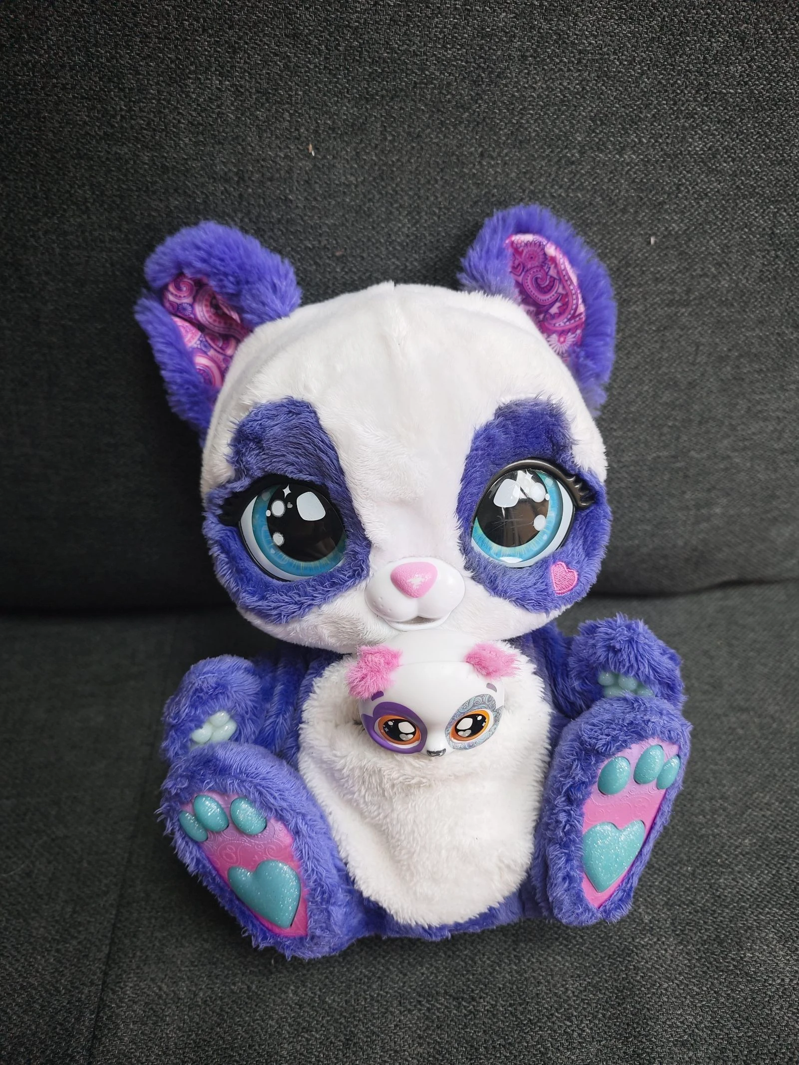 Peluche interactive Maman panda roo 